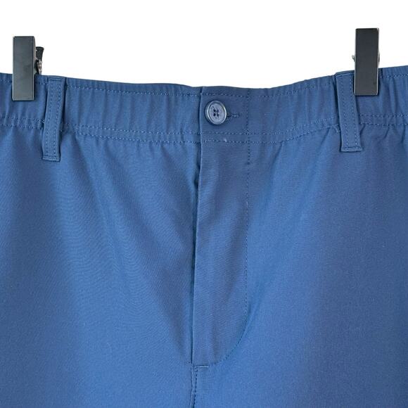 Under Armour UA Mens Shorts 40 Blue Performance Golf Grip Waist Tech Drive - Picture 3 of 10